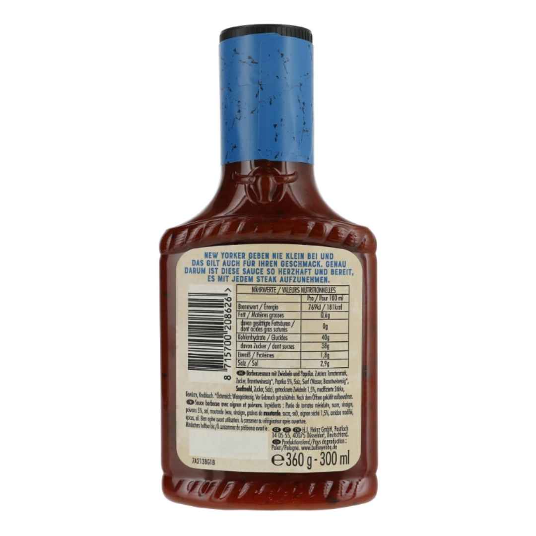 Bull's-Eye Steakhouse Paprika BBQ Sauce 300 ml – Bild 2