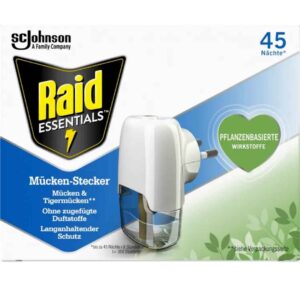 Raid Essentials Mückenstecker 45 Nächte 32 ml – Elektro-Stecker