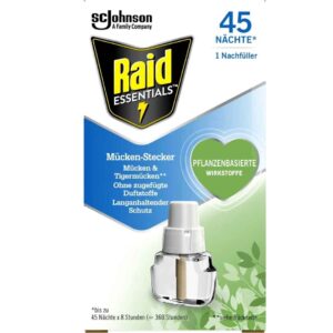 Raid Essentials Mücken-Stecker Nachfüller 45 Nächte 32 ml