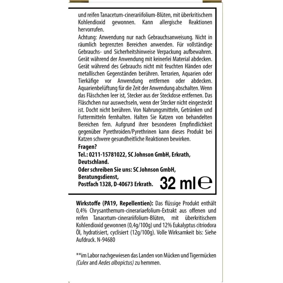 Raid Essentials Mücken-Stecker Nachfüller 45 Nächte 32 ml – Bild 2