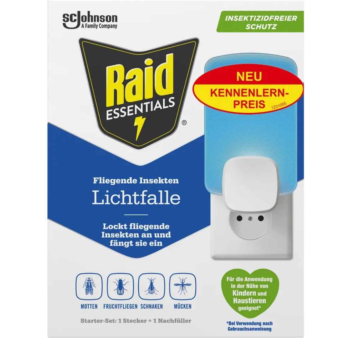 Raid Essentials Insekten-Lichtfalle 1 St. – Elektrische Falle