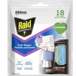 Raid Essentials Duft-Kissen Lavendel 18 St. – Mottenschutz