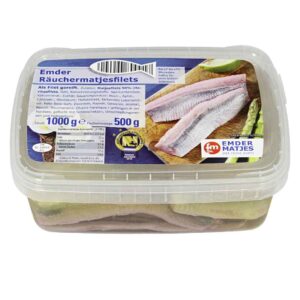 Emder Räuchermatjesfilets 500 g – Geräucherte Matjesfilets