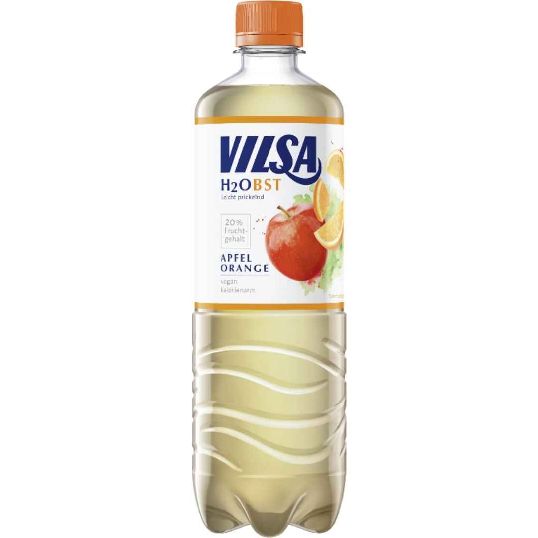Vilsa H2Obst Apfel-Orange 6 x 0,75 l – Fruchtgetränk – Bild 2