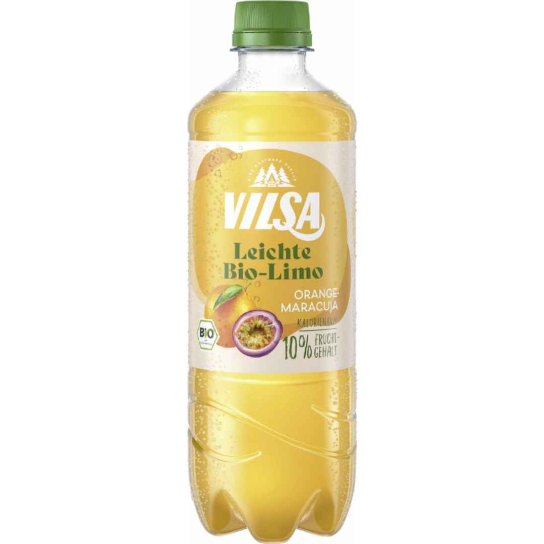 Vilsa Leichte Bio-Limo Orange-Maracuja 500 ml