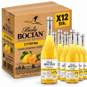Biały Bocian Cytryna Honig-Zitronen-Likör 12 x 500 ml
