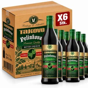Takovo Pelinkovac Kräuterbitter 28 % Vol. 6 x 1 L