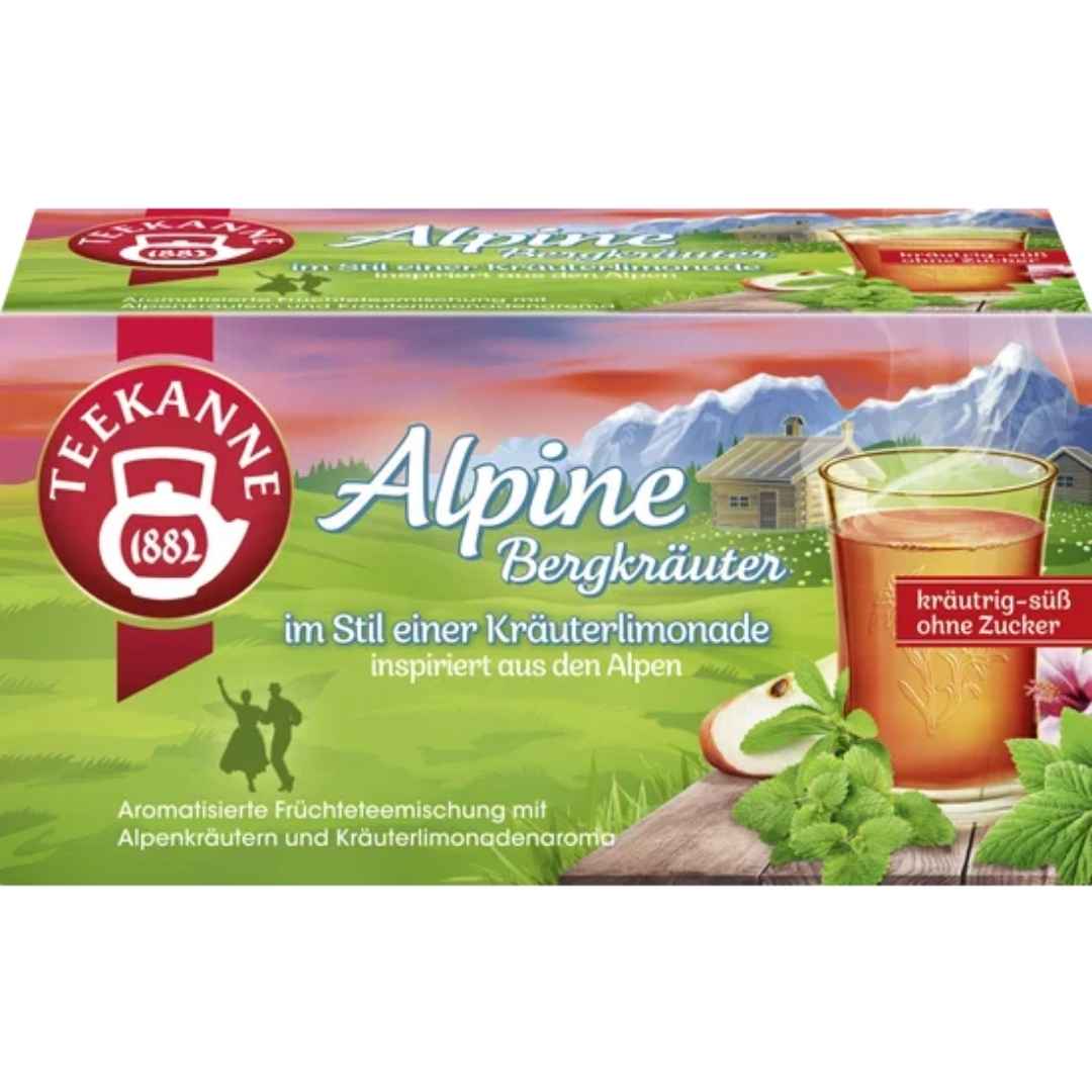 Teekanne Alpine Bergkräuter Kräutertee 18 Beutel 36 g